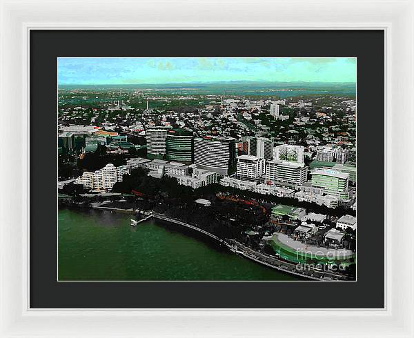 Southbank Brisbane view - Framed Print